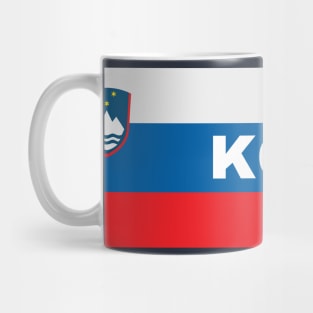 Koper City in Slovenian Flag Mug